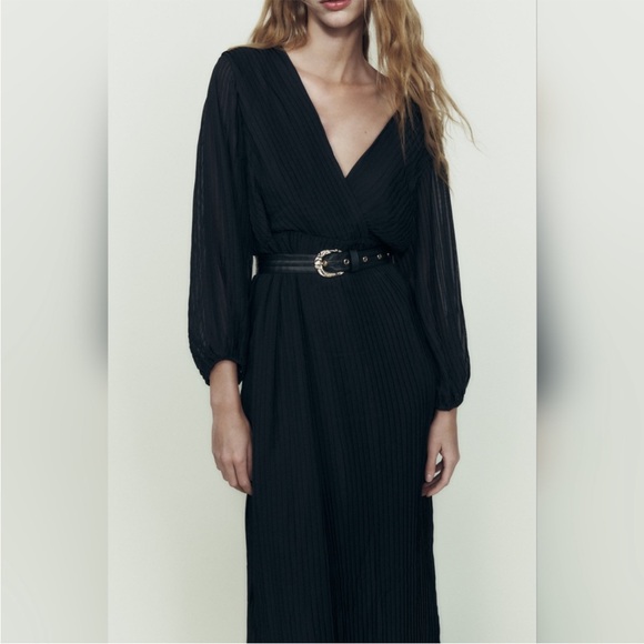 Pleated Zara Dress - Picture 2 of 7